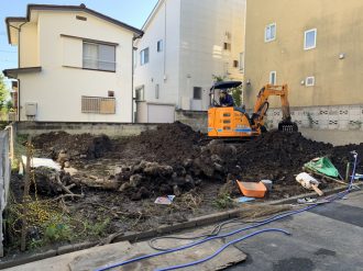 さいたま市南区太田窪　地中解体工事を行いました。