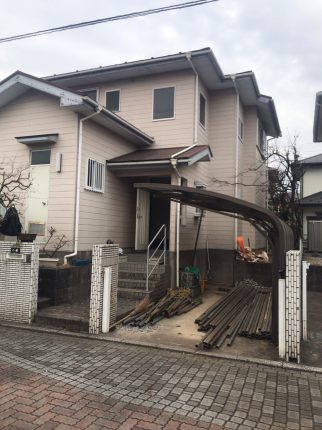 川越市伊勢原町の解体工事を行いました。