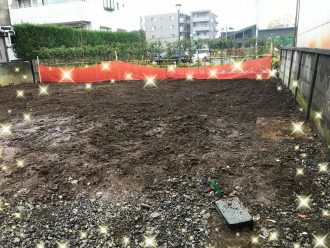 練馬区大泉学園町　浄化槽撤去、井戸埋め戻し工事を行いました。
