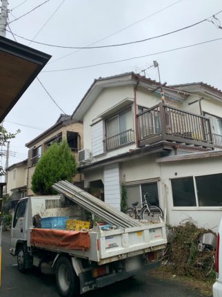 所沢市北秋津の解体工事を行いました。