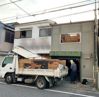 足立区南花畑　解体工事を行いました。