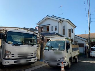 昭島市田中町　解体工事を行いました。