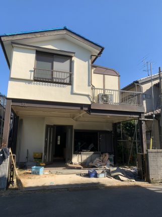 春日部市大場　解体工事を行いました。