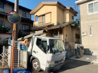 新座市畑中　解体工事を行いました。