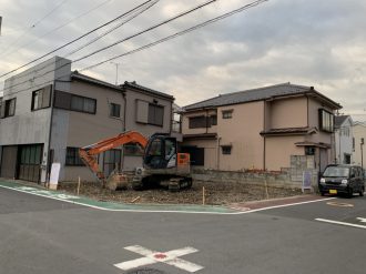 足立区大谷田　地中障害解体工事を行いました。